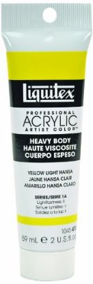 Picture of Heavy-Body-Color 2-FluidOunce (59ml) Yellow Light Hansa