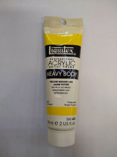 Picture of Heavy-Body-Color 2-FluidOunce (59ml) Yellow Medium Azo