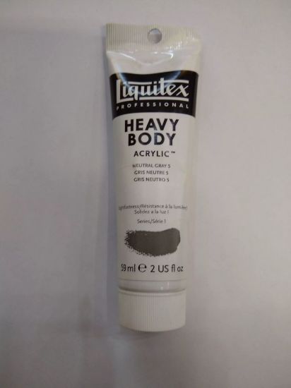 Picture of Heavy-Body-Color Neutral Gray Value 5/Mixing Gray 2-USFluidOunce (59ml)