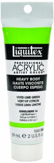 Picture of Heavy-Body-Color 2-FluidOunce (59ml) Vivid Lime Green