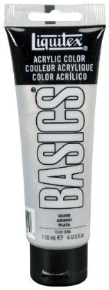Picture of Basic Acrylic Color Silver 4-USFluidOunce (118ml)