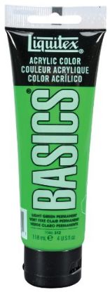 Picture of Basic Acrylic Color Light-Green Permanent 4-USFluidOunce (118ml)