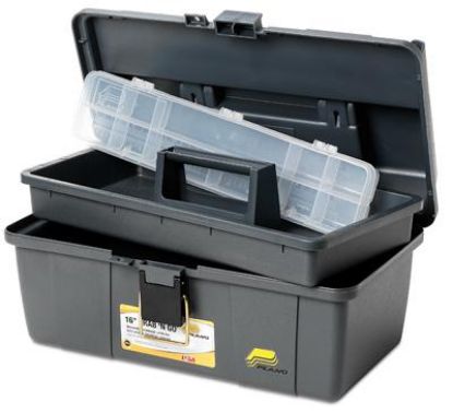 Picture of Grab & Go Tool-Box Top Access Graphite Gray & Black 15.38" x 7.75" x 5.25"