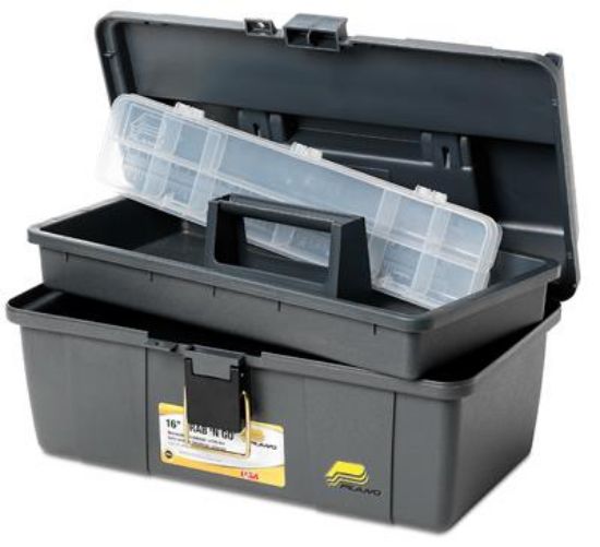 Picture of Grab & Go Tool-Box Top Access Graphite Gray & Black 15.38" x 7.75" x 5.25"