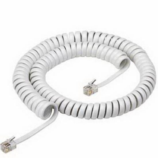 Picture of Handset Phone-Cord Coil-Wire White