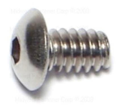 Picture of Machine-Screw Button-head Socket-cap #6-32 X 1/4"