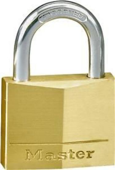 Picture of Keyed-padlock 1-3/16" Brass Keyed-alike