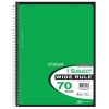 Picture of Notebook Spiral-bound Wide-rule 70-sheet