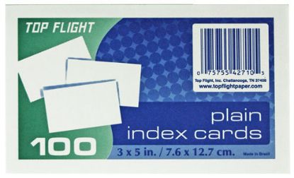 Picture of Index-Card Plain 3" x 5"
