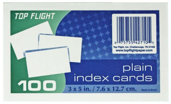 Picture of Index-Card Plain 3" x 5"