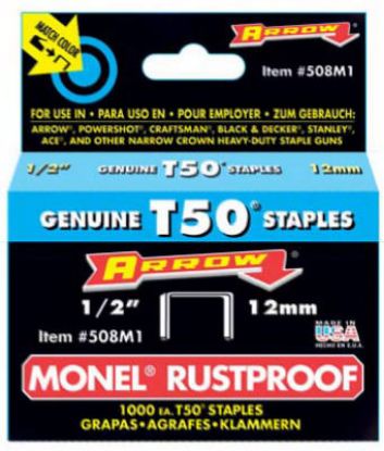 Picture of Monel Rustproof Staples T-50 1/2"