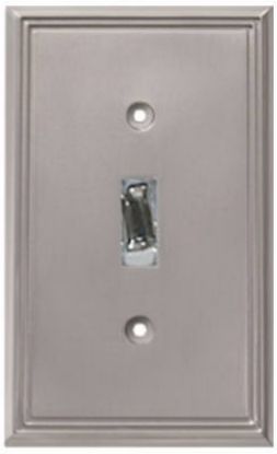 Picture of Wall-Plate Metroline Nickel Single Toggle