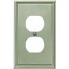 Picture of Wall-Plate Metroline Single Duplex-Receptacle Brushed-Nickel