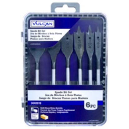 Picture of Drill-Bit Set Wood Spade-Bit 6-piece 3/8"-1"