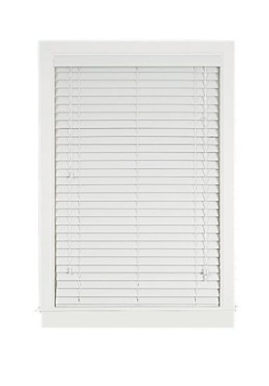 Picture of Window-Blind Faux-Wood Slat-Width 2" 30" Length 64" White