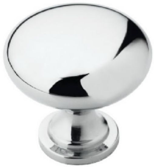 Picture of Cabinet-Knob Traditional Polished Chrome 1-1/4" Round