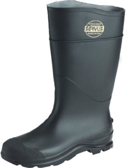 Picture of Boots PVC Black Steel-Toe 16" High
