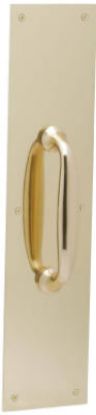 Picture of 3.5 x 15 Bright-Brass Pull-Plate