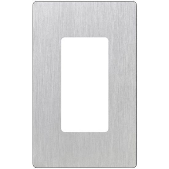Picture of Screw-Less 1-Gang Decora-Style Stainless-Steel Wall-Plate