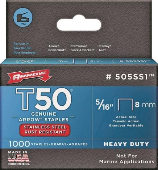 Picture of T-50 Staples 5/16"-leg