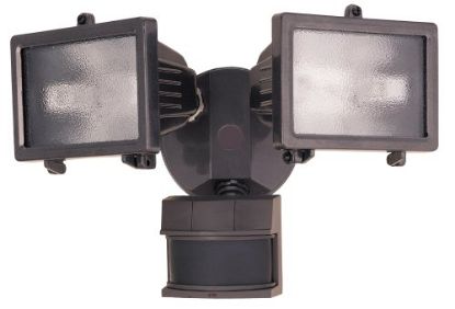 Picture of Security Flood-Light Twin-Head Photo & Motion-Sensor Bronze