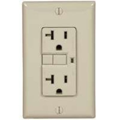 Picture of Electrical-Outlet Self-Test Duplex-Receptacle 15-Amp 125-Volt Double-Pole 3-Wire