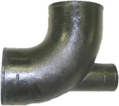 Picture of No-Hub Quarter-Bend 4" with 2" Heel Inlet