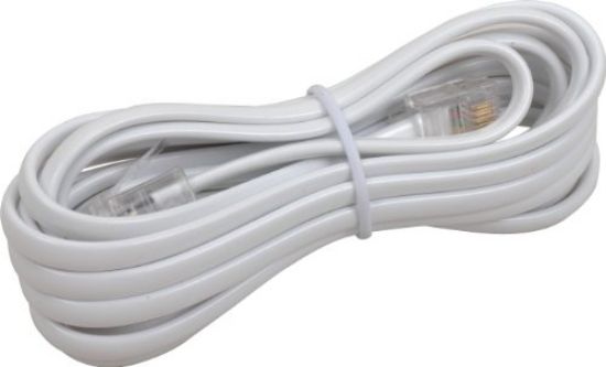 Picture of 6-conductor Phone-Line-Cord White