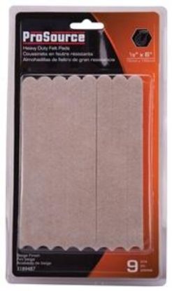 Picture of Furniture-Pad 9 Pack 1/2 X 6 Felt Beige