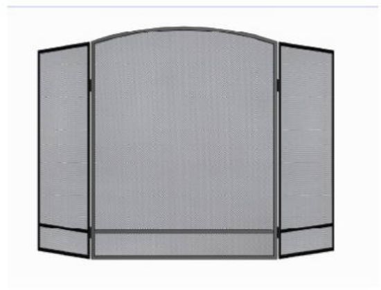 Picture of 3 Panel Fireplace-Screen