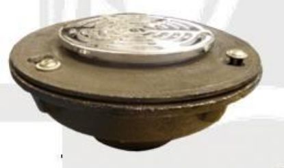 Picture of No-Hub Floor-Drain Chrome Top 3"