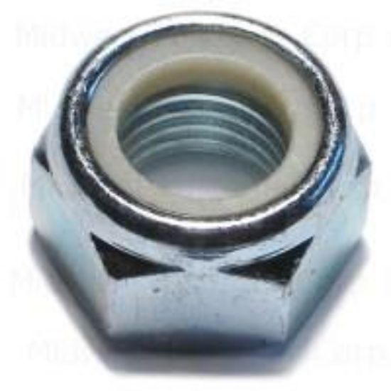 Picture of Hex-Nut Lock-Nut Zinc Nylon-insert 7/8"-9