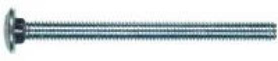 Picture of Carriage-Bolt Zinc-Plate 3/8"-16 x 6"