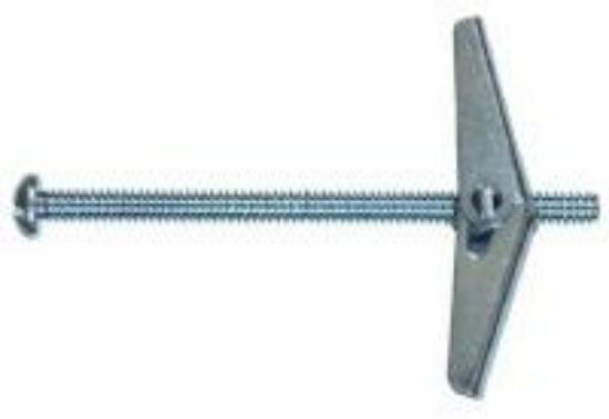 Picture of Toggle-Bolt Zinc-Plated Mild-Steel 1/4" x 5"