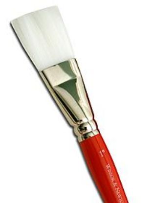 Picture of University Brush 680 One Stroke-Polyester Filament- Short Handle 1/2"
