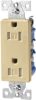 Picture of Electrical-Outlet Decorator Duplex-Receptacle 15-Amp Tamper-Resistant Ivory