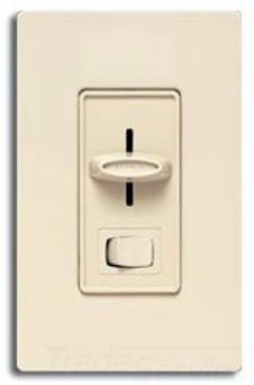 Picture of 300W White Single-Pole Electronic Low Voltage Pre-Set Lighting-Dimmer