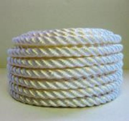 Picture of Nylon-Rope 3 Strand White 3/8" x