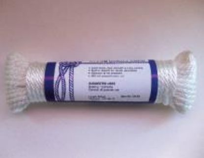 Picture of Nylon-Rope Solid-Braid White #5