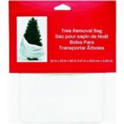 Picture of Christmas-Tree Removal Bag White 50" x 22" x 90"