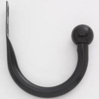 Picture of Ball-End Curtain Holdback Black