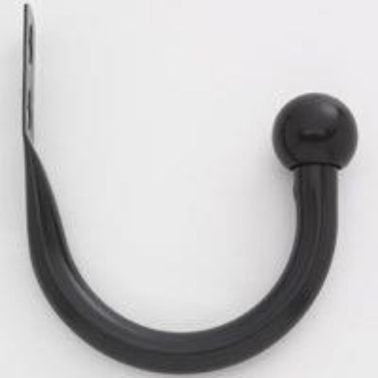 Picture of Ball-End Curtain Holdback Black