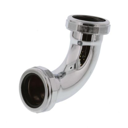 Picture of Slip-Joint-Fitting Double-Slip 90Dr Elbow 1-1/4" Chrome-Plated