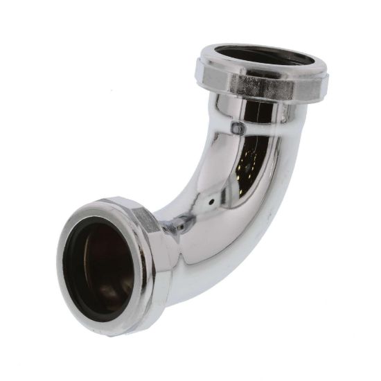 Picture of Slip-Joint-Fitting Double-Slip 90Dr Elbow 1-1/4" Chrome-Plated