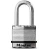 Picture of Keyed-padlock Stainless-Steel Long-Shackle Laminated-Steel 1-3/4"