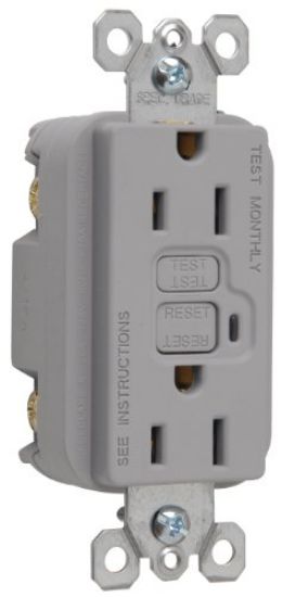 Picture of 15-Amp Gray -Receptacle