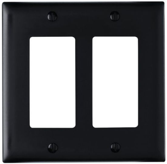 Picture of Nylon Decora-Style Black Wall-Plate