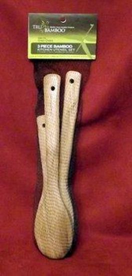 Picture of Bamboo Kitchen Utensil Set 3-PC