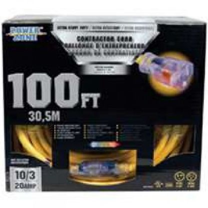Picture of Extension-Cord Yellow T-Blade 20-Amp