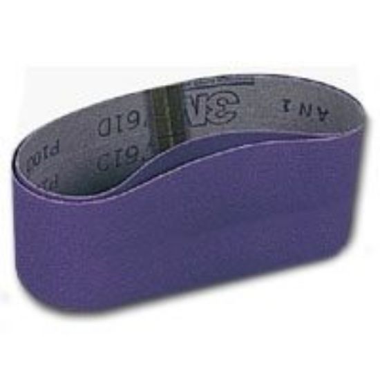 Picture of 761D Resin-Bond-Cloth Sanding-Belt Purple P150Y 4" x 24"